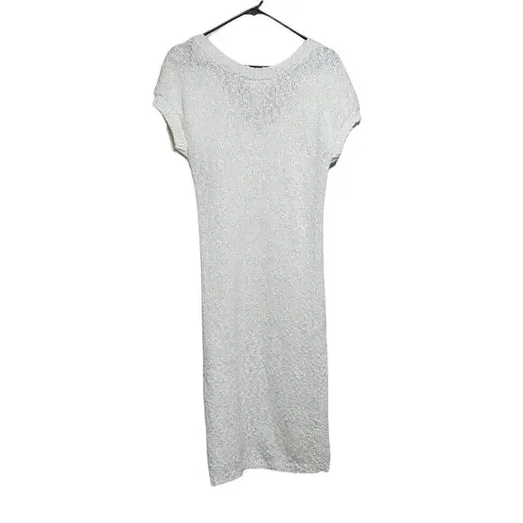 Gunne Sax by Jessica mcclintock Handloomed 100% Arcyic White Dress Size Medium - Picture 4 of 4